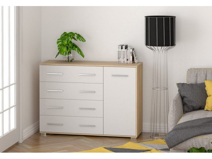 Скрин FRIDA 02 (бяло/сонома)